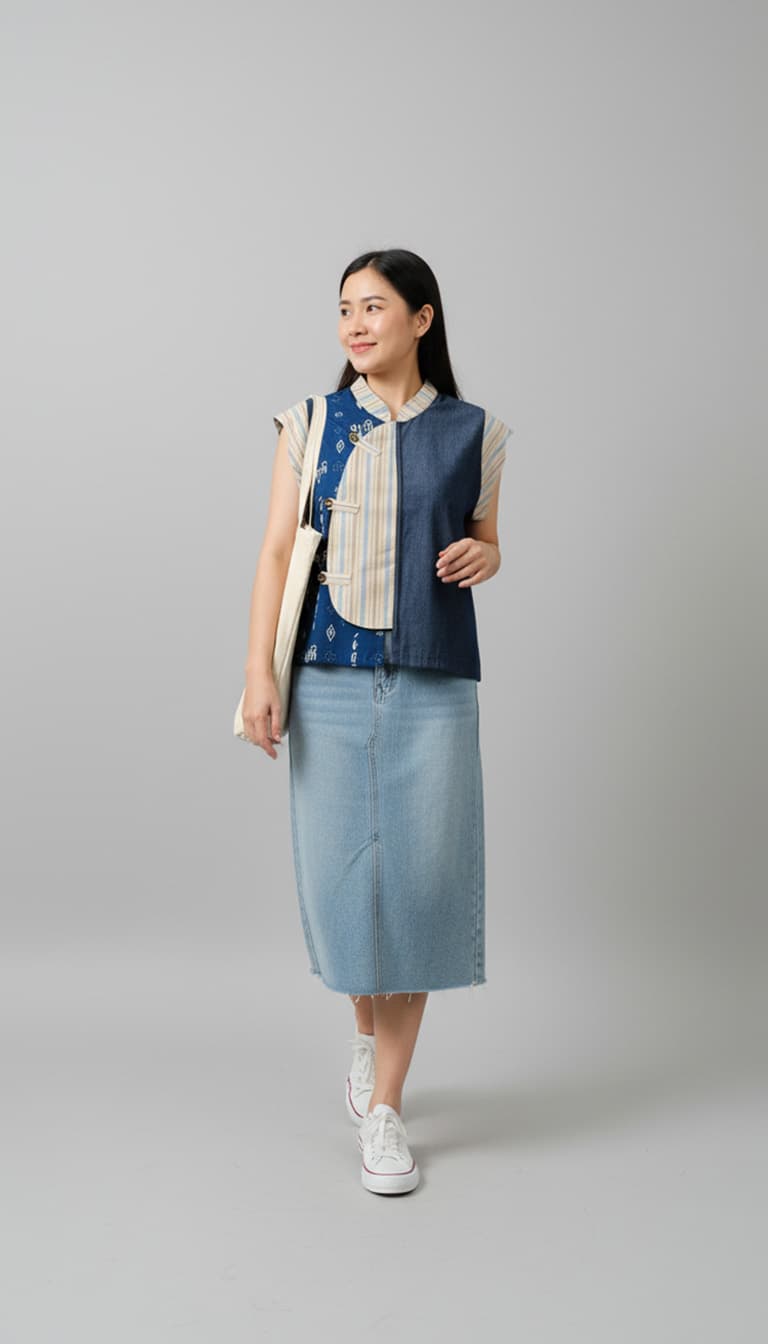 Aluna vest Batik 2