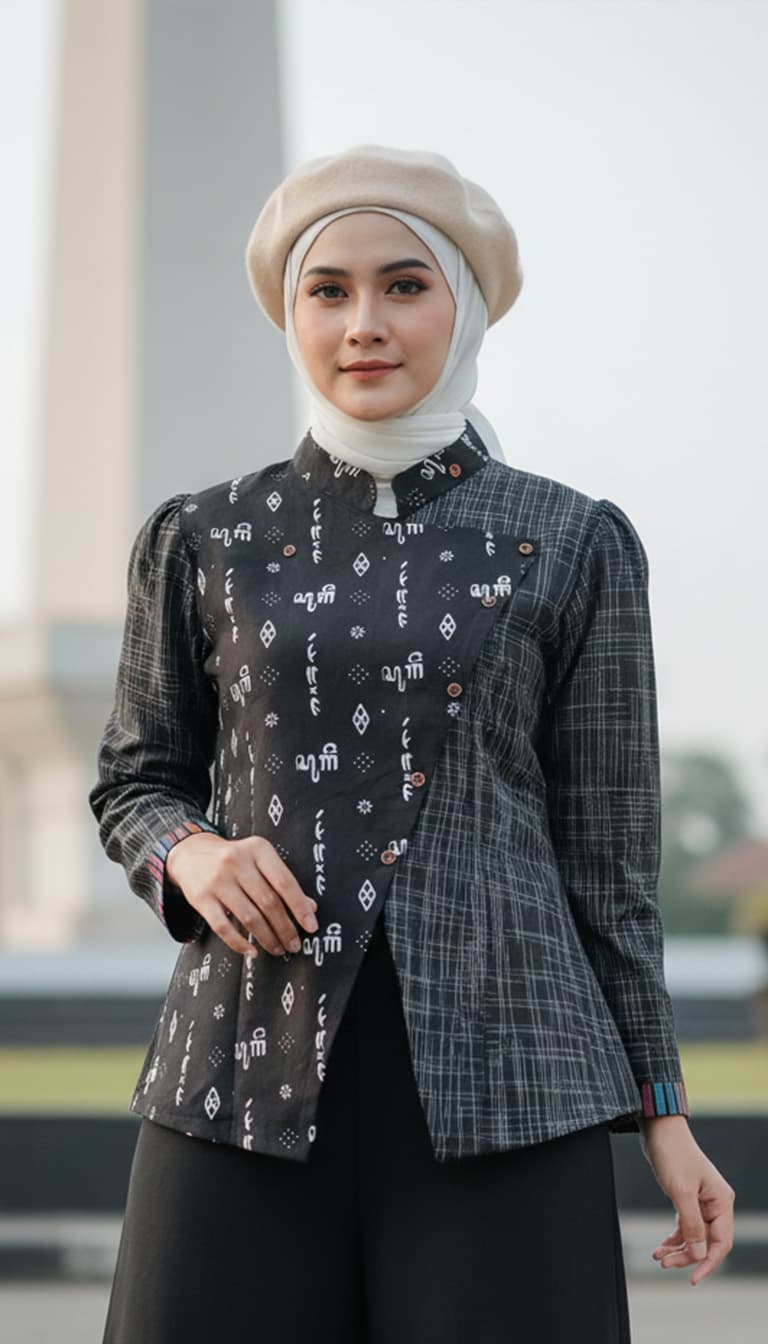 Diajeng  Blouse Batik Zayru